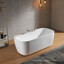 Brand New Luxury Freestanding White Common Bathroom Bath Tub Acrylic Bathtub